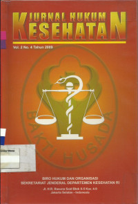 Jurnal Hukum Kesehatan Vol.2 No.4 Tahun 2009