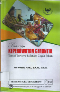 Buku ajar keperawatan gerontik terapi tertawa & senam cegah pikun