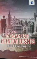 Buku Ajar Pengantar Hukum Bisnis
