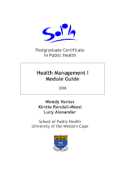 Postgraduate Certificate in Public Health