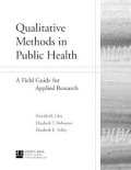 Qualitative Methods in Public Health