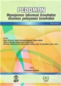 Pedoman Manajemen Informasi Kesehatan di Sarana Pelayanan Kesehatan