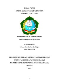 Bahan Ajar Dasar Kesehatan Lingkungan